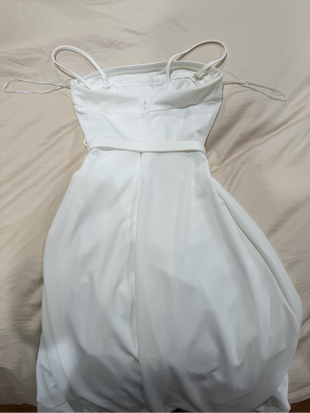 Flying Tomato White Strap or Strapless Belted Maxi Dress - Picture 4 of 9